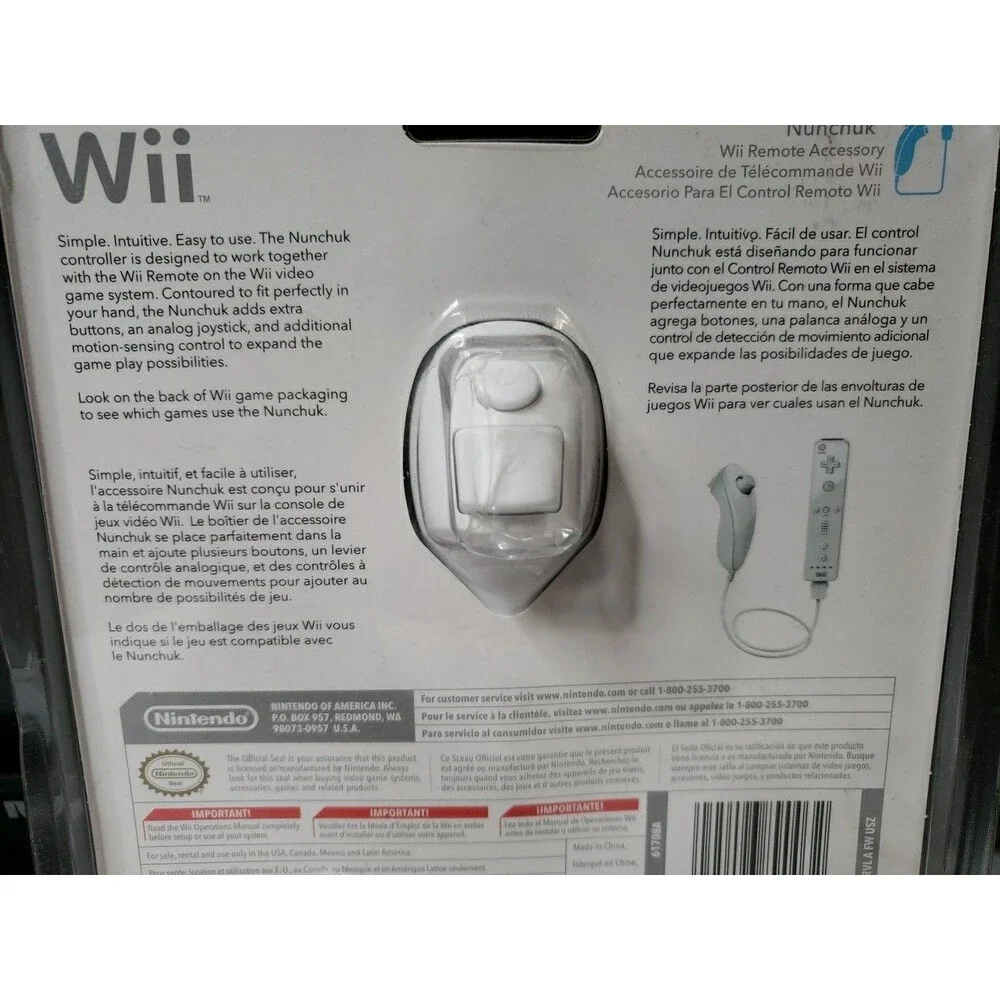 Nintendo Wii Remote & Nunchuk Both NEW SEALED!!!